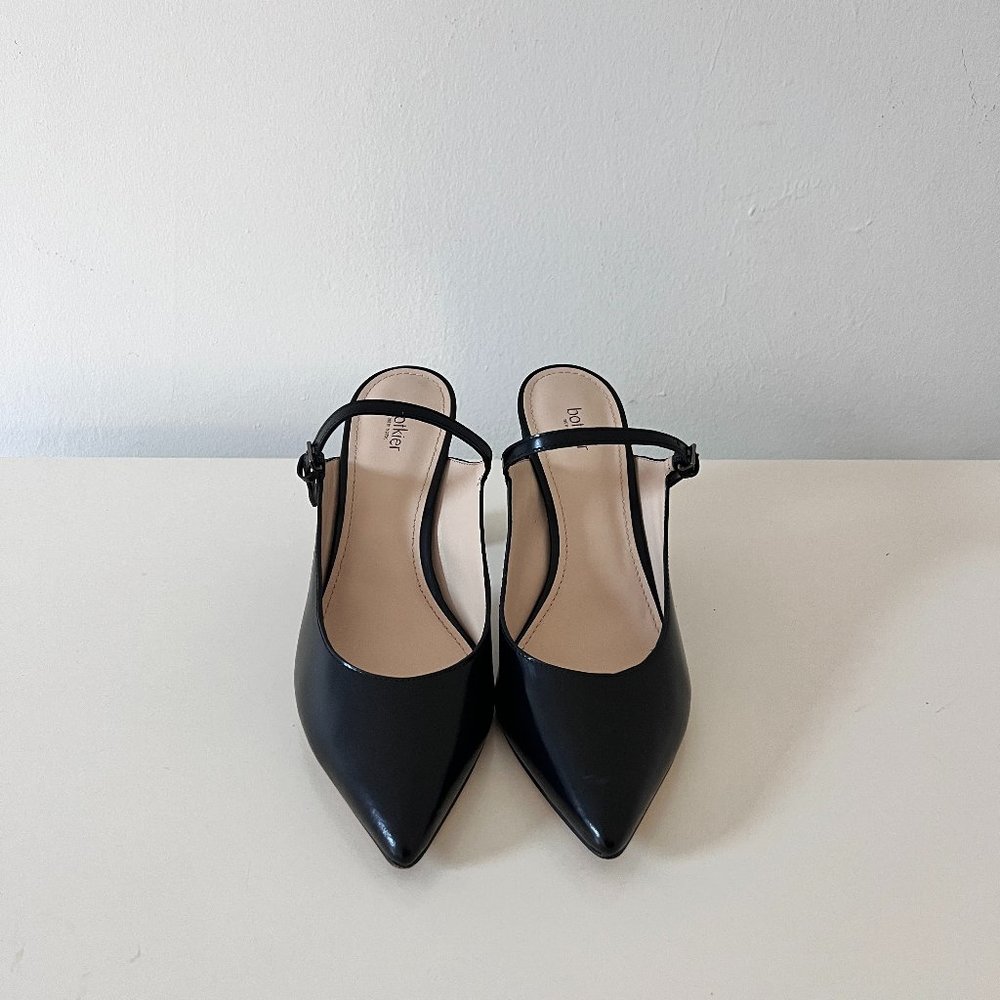 Botkier New York Black Heeled Mules Size 10